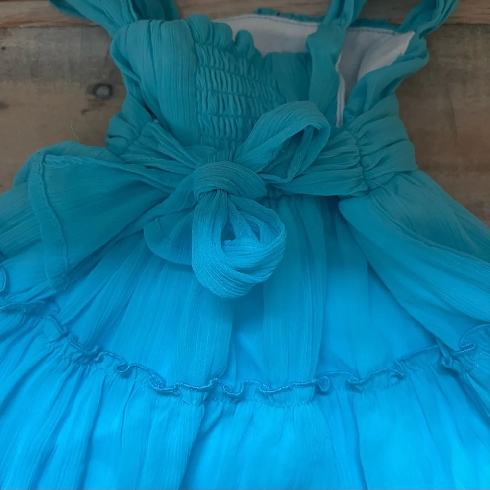 Koala Kids Blue Tiered Sundress​